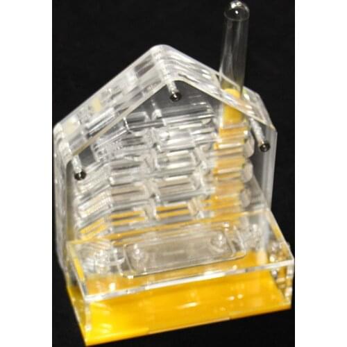 Transparent Acrylic Ant Moisture Housing Nest Farm Display Box with Breathable Net Expand Hole for Ant Feeding Science Education