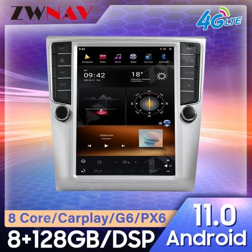 Zwnav PX6 Android 10 carplay FOR VW Passat Magotan CC 2007-2015 Car multimedia Player GPS Audio Radio Auto Stereo BT Head Unit