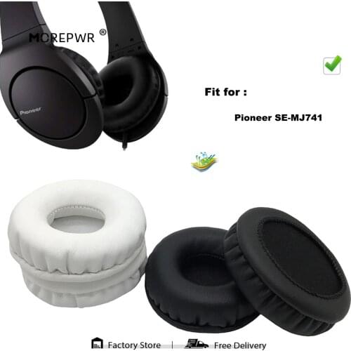 Replacement Ear Pads for Pioneer SE-MJ741 SE MJ 741 Headset Parts Leather Cushion Velvet Earmuff Earphone Sleeve Cover