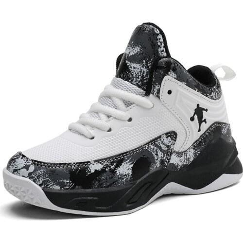 Toddler Boys Basketball Shoes Children Non-slip New Pure Color Leisure Style Kids Baby Boy Fashion Sneakers