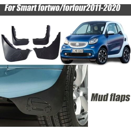 Mud flaps For Smart fortwo forfour w451 w453 mudguards smart w451 fenders mud flap splash guards accessories auto styline