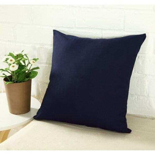 Candy Color Cushion Cover Simple Solid Color Throw Pillow Case Black and White Decorative Pillowcase Car Cushion Cover