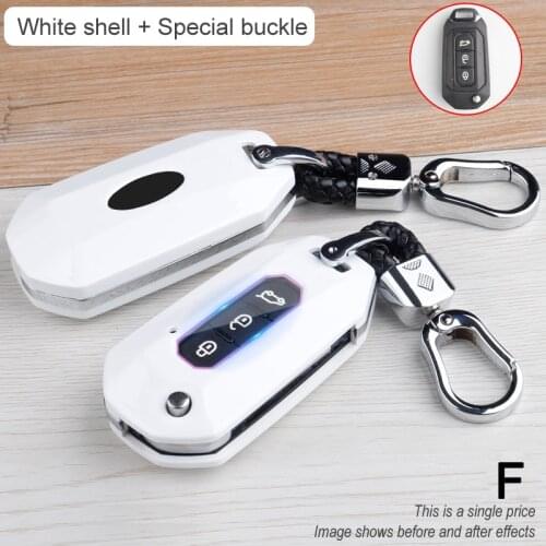 ABS Carbon FibeCar Remote Key Cover Case For Ford Ranger C-Max S-Max Focus Galaxy Mondeo Transit Tourneo Custom RS ST Fiesta Fob