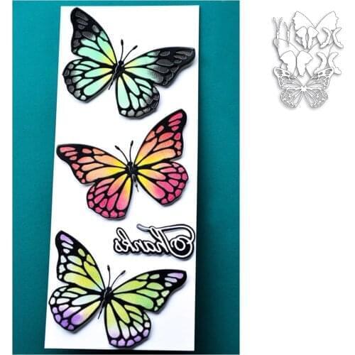 Hot Sale Butterfly Metal Cutting Die Scrapbook Embossed Paper Card Album Craft Template Cut Stencils New for 2021 Arrive