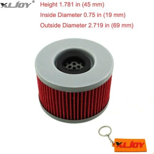 Oil Filter For Honda TRX680FA TRX500FA TRX400FA SXS700M2 SXS700M4 CB350S VT250 CX500 CM400T CB500T CB250 CB400 GL650 MUV700