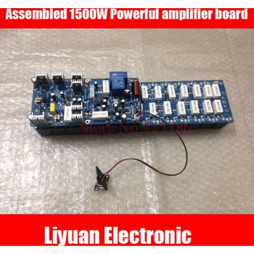 Assembled 1500W Powerful amplifier board/mono amp board stage amplifer board (not include heatsink)