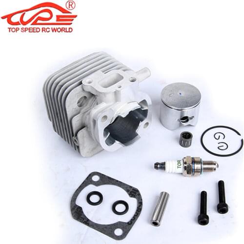 29CC 2 hole cylinder set fit for For Zenoah CY Rovan TSRC XJM Engine For 1/5 HPI rovan kingmotor Baja Losi FG Goped