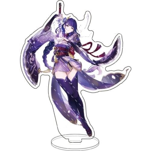 Anime Game Genshin Impact Acrylic Stand Model Plate Desk Decor Standing Sign Keychains Cosplay School Bag Backpack Pendant