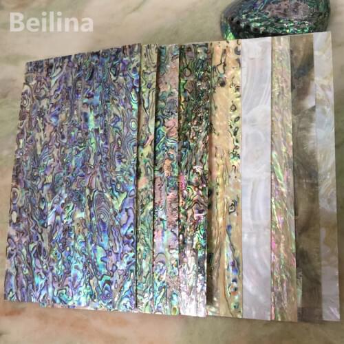 Natural abalone shell mother of pearl laminate sheet for DIY home decoration materials and wood crafts furniture carved inlay