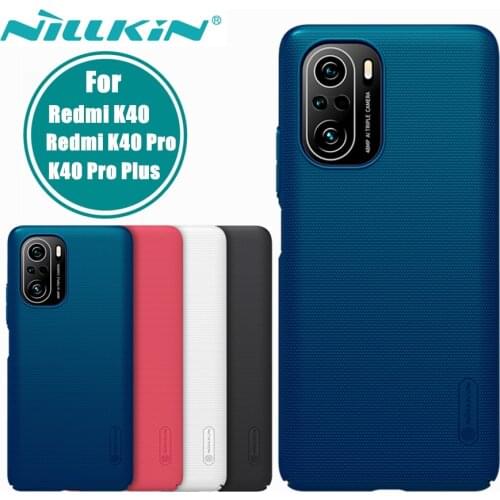 Nillkin Case For Redmi K40/K40 Pro case Redmi K40 Pro Plus Frosted Shield Hard Plastic Matte Back Cover Shell
