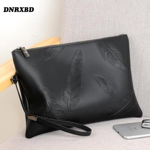 New Men Clutch Bag mens wallet wristband Multifunctional Long Zipper Coin Purse Business phone bag billetera purse for male