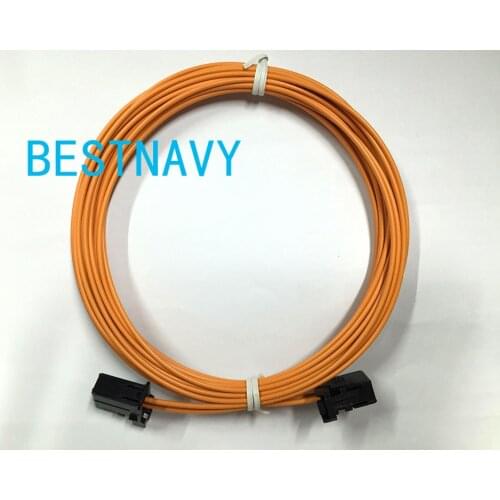 Free shipping MOST Optical Fiber Cable Connectors Male To Male For Audi BMW mercedes etc. 120CM New Original