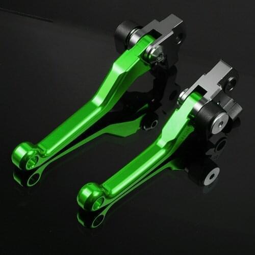 Dirt Bike Pivot Brake Clutch Levers hand grip Handbrake For KAWASAKI KX250 2006 2007 2008