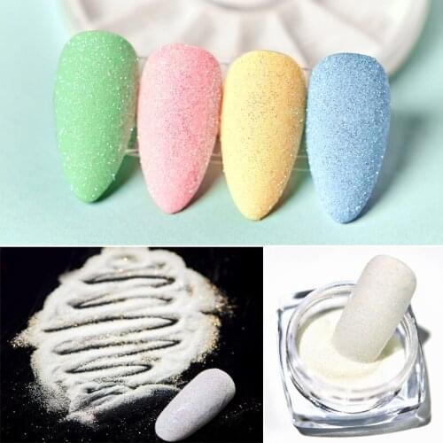 1 Box Sugar Nail Powder Holographic Glitter Nail Dust Laser Gradient Nail Pigment Holographic Glitter Nail Art Decoration
