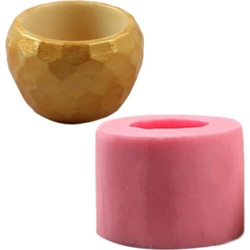 3D Fleshy Flower Pot Shape Silicone Mold Pastry Biscuits Mould Fondant Candle Making Mold Cookies Candy Molds Baking Tools