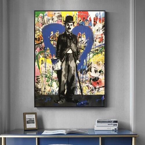 Modern Graffiti Art Canvas Paintings On the Wall Art Posters And Prints Abstract Street Art Wall Pictures Home Decoration