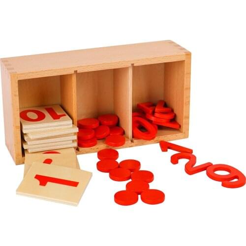 Montessori Cards & Counters Mathematics Teaching Materials