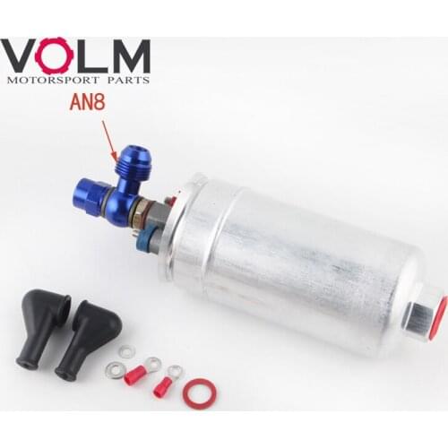 Universal External Inline Fuel Pumps Replacing high flow external 0580254044 pump 300lph AN6 AN8 male