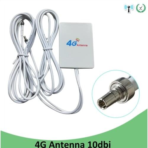 External Pannel Antenna with CRC9 male 2m cable for 3G 4G LTE Router