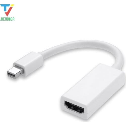 300pcs/lot Mini display port DP to HDMI audio 1080P Converter Cable Adapter For Mac MacBook Pro Air wholesale cheap