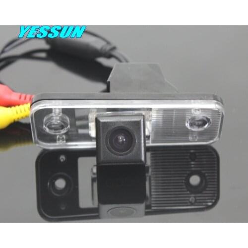 Car Rear View Camera For Hyundai Santa Fe 2010 2011 2012 Auto Electronics DVR Alarm System Cameras Guiding Line High Quality