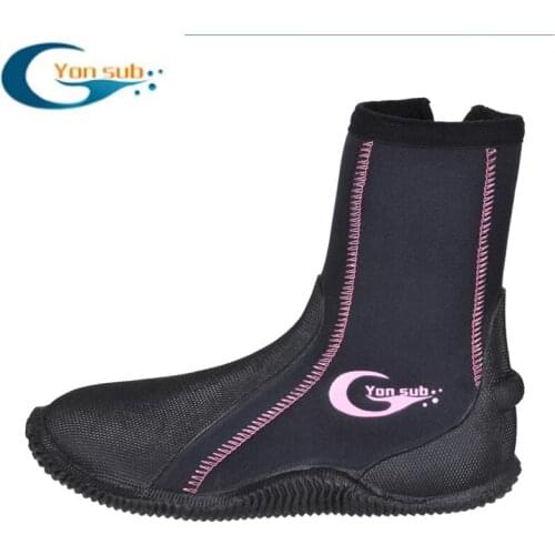 5MM Thick Diving Boots Wading Non-slip Anti-thorn Men And Women Vulcanized Snorkeling Beach Shoes