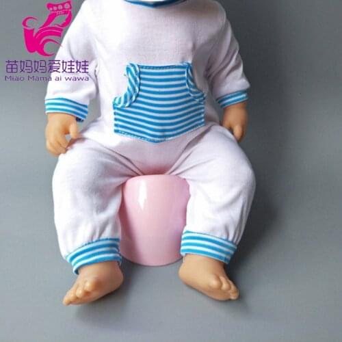 1 Piece Dolls Cute Rompers Clothes for 43cm Baby Doll Girl for 18" Girl Doll Wear Children Practise Dress Up