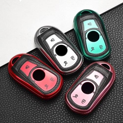 For OPEL Astra Buick ENCORE ENVISION NEW LACROSSE Car Styling Full Cover ShellAccessories High quality New Soft TPU Car Key Case