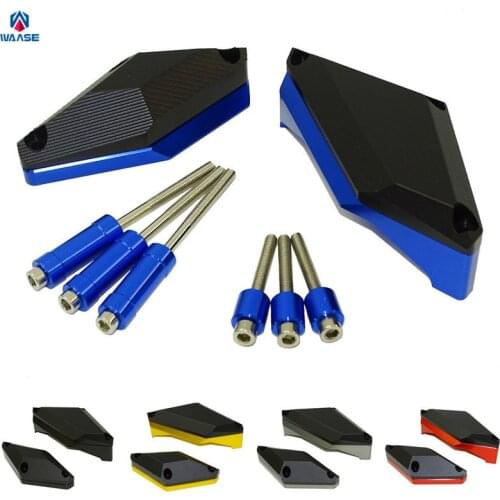 Waase FZ6 Motorcycle Left & Right Engine Crash Pads Frame Sliders Protector For Yamaha FZ6N FZ6S FZ6S2 2006 2007 2008 2009 2010