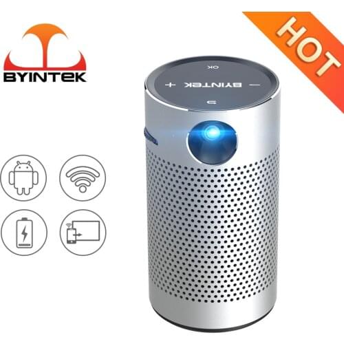 BYINTEK P7 Android 1080p 4K Mini Cinema Video LED Pocket Pico Mico DLP Projector Beamer Proyector for Smartphone