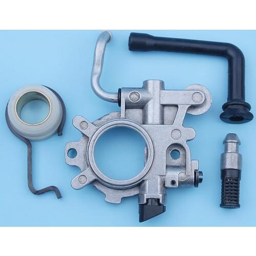 Oil Pump Oiler Worm Gear Kit For Stihl 044 MS440 MS 440 Chainsaw Hose Line Filter 1128 640 3205 Replacement Spare Parts