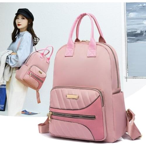 Fashion Backpacks Women Oxford Cloth Shoulder Bag School Bags for Teenage Girls Light Ladies Travel Backpack Mochila Feminina