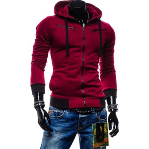 2019 Autumn Man Hoodie Sweatshirt Cardigan Men Casual Zipper Sweatshirt Slim Hoody Male Sweatshirt Sportswear Hoodies 4XL 10