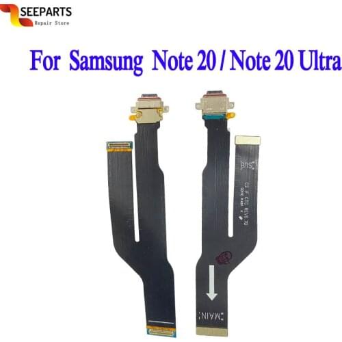 Original Charger Board PCB Flex For Samsung Note 20 / Note 20 Ultra USB Port Connector Dock Charging Cable Flex