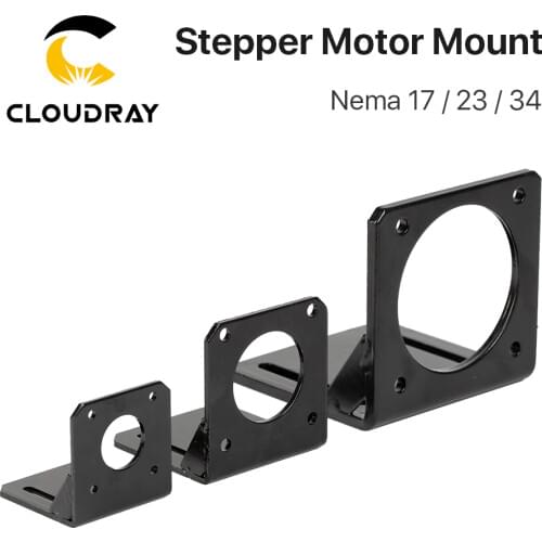 Cloudray Motor Base For NEMA17 NEMA23 NEMA34 Stepper Motor Aluminum Fixed Seat Fastener mounting Bracket Support