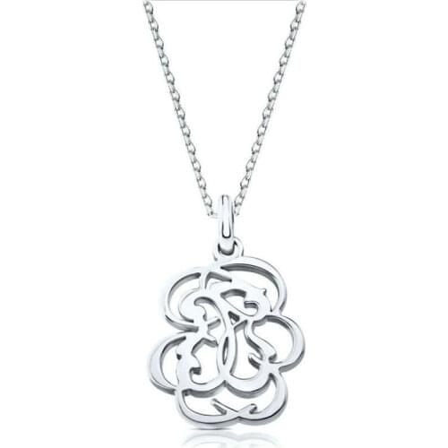 Animal Pendant Necklace For Women Plant Stainless Steel Girl jewelry