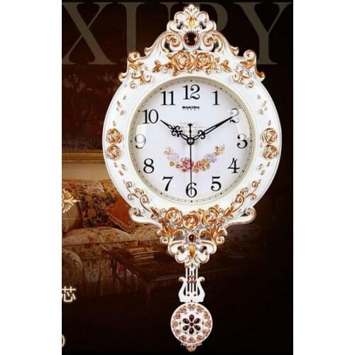 PEACOCK UNIQUE WALL CLOCK NOVELTY EUROPEAN ART LUXURY NORDIC WALL CLOCK FASHION CREATIVE OROLOGIO DA PARETE HOME DECOR DE50ZB