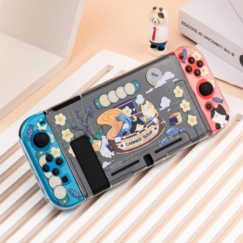 Nintend Switch Case Crystal Protective Shell Soft TPU Cover Housing NS Game Console Case Box For Nintendo Switch Accessories