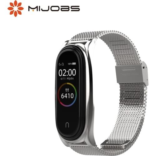 For Mi Band 6 Strap Metal Wrist Bracelet for Mi Band 5 Correa Wristband for Xiaomi Miband 3 4 Pulseira Opaska NFC Global Version