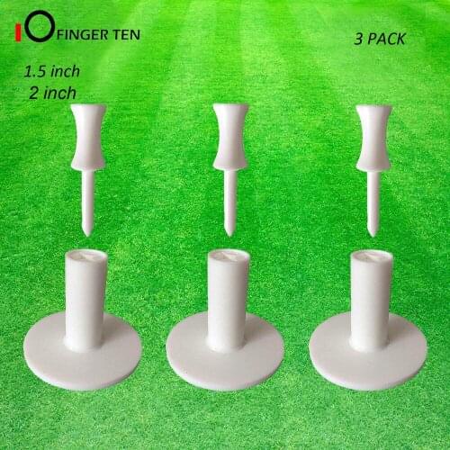 Driving Range Mat Ball Holder Rubber Golf Tees Rubber Value 3 Pack Size 1.5" 2" with Free 3 Pcs for Practice Mats