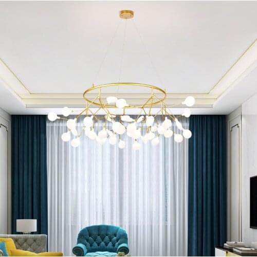 Modern Simplicity LED Firefly Chandelier Lighting Living Room Decoration Lamp Kitchen Dining Living Room Hall Indoor Lighting