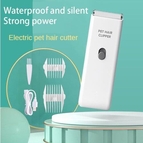Dog Pet Supplies Clipper Grooming and Care Hair Cutting Trimmer Scissors Machine for Cat Animals Rechargable with Guides