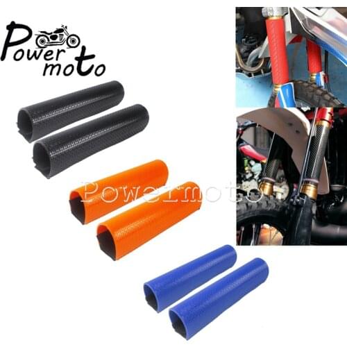 Motocross Off Road Dirt Bike Racing Fork Guard Wrap Rubber Front Shock Absorber Protector for Yamaha EXC XCW WR YZ