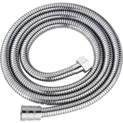 1.2/1.5/2.0M Bathroom Accessory Pipe Fitting Stainless Steel Explosion-Proof Double Lock Bath Tube Flexible Shower Hose