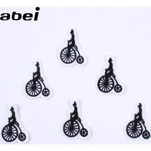 10pcs/lot New Iron On Riding Patch Embroidery Stickers Diy Garments Badge Handmade Coats Jeans Bags appliques Rider iron Patches