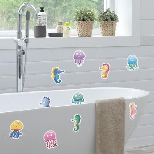 Waterproof Non-slip Children Bathtub Decoration Sticker 10PCS