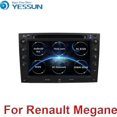 4G RAM 8 core Car Multimedia player Android 9 DVD Raido Player For Renault Megane 2003 2004 2005 2006 2007 2008 2009 GSP