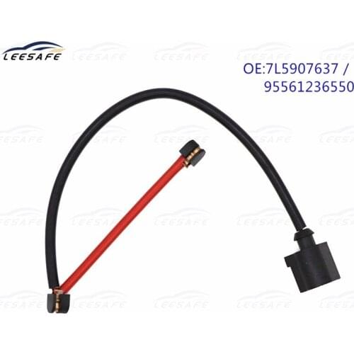7L5907637 95561236550 Front Axle Brake Pad Wear Sensor for PORSCHE CAYENNE 92A 9PA Car Brake Pad Wear Warning Wire Replacement