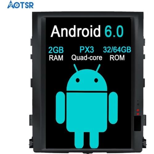 Aotsr 16 inch Tesla style Car no DVD Player GPS Navigation auto Radio for TOYOTA LAND CRUISER LC200 2008-2015 PLUS multimedia