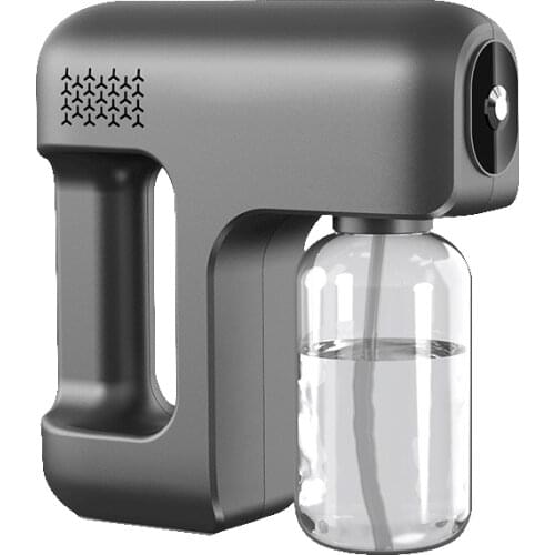 Wireless Disinfection Spray Handheld Portable USB Rechargeable Nano Atomizer Home Purple Light Sterilization Spray